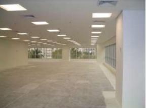Foto 01 · 1/2 Laje  para Locação, Brooklin, 387,43m² útil, 12 vagas, 1 copa e banheiros com baias, Piso elevad
