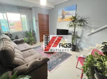 4dd4ffe34be178d8384151864851acb90b1280b3 · Sobrado mobiliado com 2 suítes, varanda, 3 vagas e espaço gourmet com churrasqueira no Jardim Primav