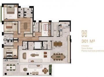 Apartamento · 301m² · 4 Quartos · 4 Vagas · Apartamento à Venda 301m², 4 Suítes sendo a máster com Closet, 4 Vagas por R$ 14.500.000,00 - Ibirap