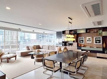 Apartamento · 197m² · 4 Quartos · 3 Vagas · BROOKLIN 195,0M² 3 SUÍTES COM CLOSET 3 VAGAS DE GARAGEM + DEPÓSITO AMPLO LIVING COM TERRAÇO GOURMET