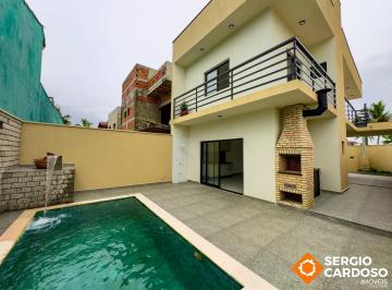 Casa · 134m² · 3 Quartos · 3 Vagas · LANÇAMENTO PÉ AREIA 3 QUARTOS  3 SUÍTES  VISTA MAR  PISCINA  ITANHAÉM SP