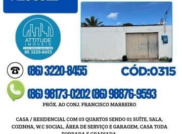 Foto 01 · Casa, Novo Horizonte, Teresina, PI