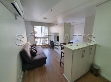 Apartamento · 27m² · 1 Quarto · 1 Vaga · Flat em Jardim Paulista, São Paulo/SP de 27m² 1 quartos para locação R$ 2.000,00/mes
