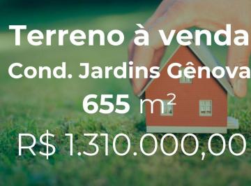 Terreno · 655m² · Terreno à venda, Condomínio Jardins Gênova - Uberlândia/MG