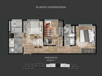 Casa · 45m² · 2 Quartos · 1 Vaga · Casa em condomínio fechado no Horto Florestal