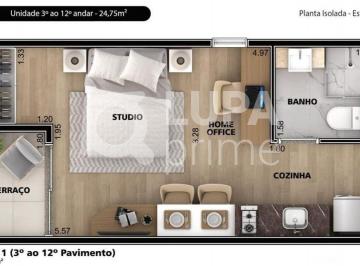 Apartamento · 25m² · 1 Quarto · Studio à venda no Jardim São Paulo