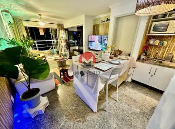Apartamento · 54m² · 1 Quarto · 1 Vaga · FLAT PORTEIRA FECHADA com 01 SUÍTE na AV. BEIRA MAR com VISTA MAR ETERNA | Mucuripe, Fortaleza-CE