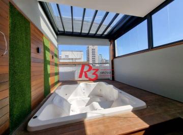 134faf0807599399e8d99b4264c77fb91a890975 · Penthouse com 3 dormitórios à venda, 158 m² por R$ 1.860.000,00 - Pompéia - Santos/SP