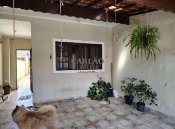 Casa · 125m² · 3 Quartos · 2 Vagas · Sobrado com 3 dorms, Balneário Itaóca, Mongaguá - R$ 370 mil, Cod: 355372