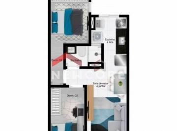 Apartamento · 38m² · 2 Quartos · 1 Vaga · Apartamento em  Rua Major Gomes Ribeiro - Vila Santa Teresa (Zona Leste) - São Paulo/SP