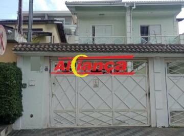 Casa · 125m² · 4 Quartos · 2 Vagas · Sobradão geminado, Bosque Maia, 2 vagas, 2 salas, 3 dormitórios (1 suite), escritório e  churrasq.