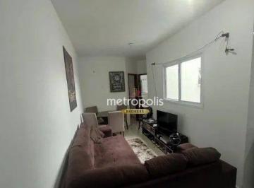 Sala · Cobertura com 2 dormitórios para alugar, 80 m² por R$ 2.500,02/mês - Vila Curuçá - Santo André/SP
