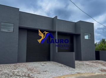 Foto 01 · Barracão Industrial para Locação em Vinhedo-SP no Bairro Buracão: 1 Sala, 2 Banheiros, 2 Vagas de Ga