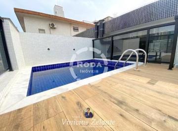 Foto 01 · Imperdível oportunidade: Casa de luxo à venda em Embaré, Santos-SP, com 3 quartos, 3 suítes, 3 salas