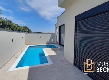 Casa · 149m² · 3 Quartos · 2 Vagas · Casa Térrea com 3 suítes e piscina no Condomínio Terras do Vale