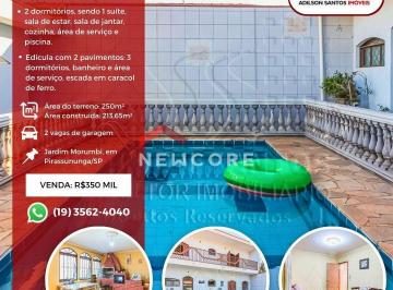 Casa · 250m² · 3 Quartos · 2 Vagas · Casa em  Rua Antenor Pereira - Jardim Morumbi - Pirassununga/SP