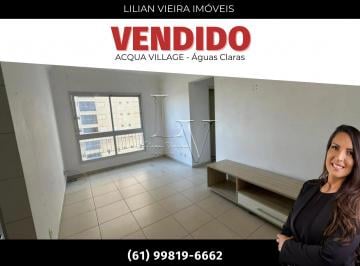 Apartamento de 1 quarto, Águas Claras · ACQUA VILLAGE - DESOCUPADO - NASCENTE - EPTG - METRÔ - AV DAS ARAUCÁRIAS