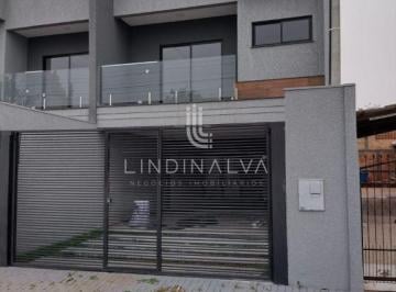 Casa · 172m² · 2 Quartos · 2 Vagas · Sobrado no Três Bandeiras, com suíte, 2 quartos e espaço gourmet - recém construído 
