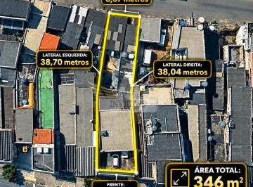 Terreno · 347m² · Terreno Comercial/Residencial à Venda, 346m² - Vila Linda, Santo André/SP.