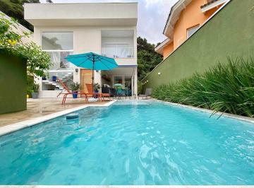 1a1db82d84b52c883239055e1d61c54cd8c20078 · Casa no Guarujá, Jardim Pernambuco II, Condomínio Fechado, 4 Quartos, Sendo Suítes, Piscina e Área G