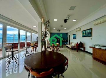 2017928ede4e8c4438b328f14de100b1c23ce3c0 · Cobertura duplex frente mar, vista mar, 4 dormitórios (4 suítes), 3 vagas, Pitangueiras, Guarujá/SP.