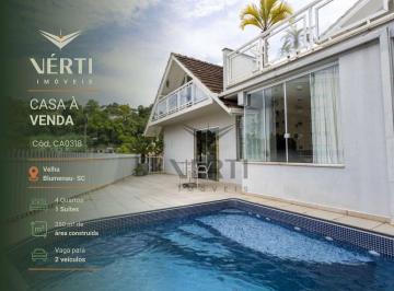 8c2bc7dad9f9895aed523ea98922a1543c60af85 · Casa com 4 dormitórios à venda, 350 m² - Velha - Blumenau/SC