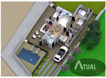 Casa · 110m² · 3 Quartos · 4 Vagas · Vende-se - casa na planta - Bairro Estância Brasil - Atibaia/SP