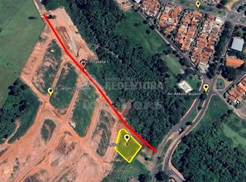 Vista área com demarcação geográfica do terreno · Área comercial próximo ao anel viário com possibilidade de construção de Predinhos / Barracão