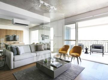 Foto 02 · Apartamento mobiliado para comprar com 1 quarto, 1 vaga, 70m², no Brooklin, São Paulo -SP.