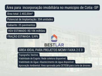 45c4bccf4f0610727d87d2d895c7d5d68613a6dc · Área à venda, 2402 m² por R$ 6.005.000,00 - Granja Viana - Cotia/SP