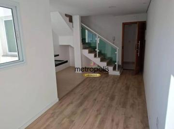 7540f48552d79bd4b097f33c4ccd03e494ac0bf0 · Cobertura com 2 dormitórios à venda, 110 m² por R$ 495.000,00 - Utinga - Santo André/SP