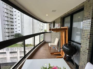 Apartamento de 3 quartos, Salvador · Espetacular Ap. ALPHAVILLE 1  3/4 suíte var. gourmet dependência 2vags