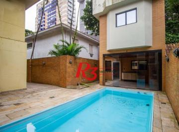 b994ccdbe0147c1b2143dcd7ffd589ee83f94e72 · Casa, 450 m² - venda por R$ 4.600.000,00 ou aluguel por R$ 23.000,00 - Gonzaga - Santos/SP