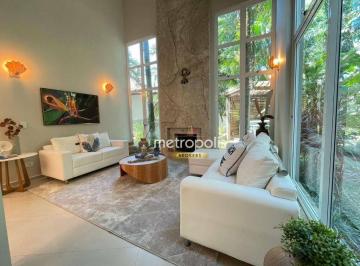 Sala de estar · Sobrado à venda, 521 m² por R$ 5.501.000,00 - Rivera De São Lourenço  - Bertioga/SP