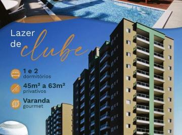 Apartamento · 45m² · 2 Quartos · 1 Vaga · APARTAMENTO COM LAZER DE CLUBE! 1 E 2 DORMS - 45M² A 63M² CENTRO- ITANHAÉM