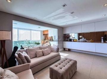 Sala de Estar e Varanda Gourmet c/ Churrasqueira · ** Edifício Levitá - I M P E R D Í V E L - Cinematográfico apartamento c/ ampla varanda gourmet c/ c