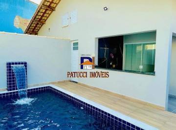 PISCINA COM CASCATA · Novidade! Linda Casa Nova com Piscina na Cidade de Itanhaém