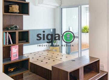 Apartamento · 49m² · 1 Quarto · 1 Vaga · Apartamento em Pinheiros para Venda, MOBILIADO com 49m², 1 quarto, 1 vaga, andar alto