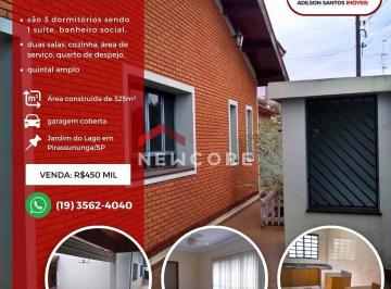 Casa · 191m² · 3 Quartos · 4 Vagas · Casa em Rua Arlindo Borges - Parque dos Eucaliptos - Pirassununga/SP