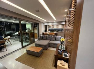 Sala · Apartamento mobiliado com 3 dormitórios e 3 suites á venda no Habitarte 2