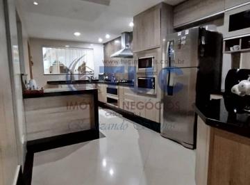 Casa · 178m² · 3 Quartos · 4 Vagas · Lindo Sobrado c/ 3 dorms,04gvs,espaço gourmet- ac permuta -La Palmas -SBC