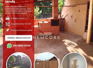 Casa · 100m² · 2 Quartos · 5 Vagas · Casa em Rua Coronel Franco - Centro - Pirassununga/SP