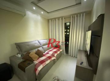 24b2841cff2a67ac1437c673b773270b43bf8259 · Apartamento com 3 dormitórios à venda, 69 m² por R$ 410.000,00 - Areia Branca - Santos/SP
