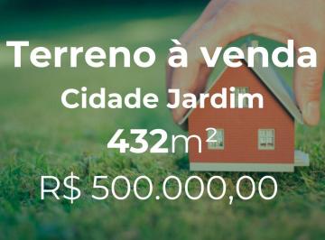 Terreno · 432m² · Terreno à venda, bairro Cidade Jardim - Uberlândia/MG