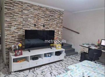 Sala · Sobrado à venda, 232 m² por R$ 1.278.000,00 - Jardim - Santo André/SP