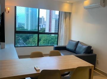 sala · Flet todo mobiliado com ótima localização casa forte