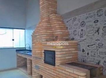 Churrasqueira · Sobrado com 3 dormitórios à venda, 210 m² por R$ 991.000,00 - Vila Clarice - Santo André/SP