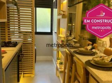 Cozinha integrada - Decorado · Apartamento à venda, 50 m² por R$ 470.000,00 - Centro - Santo André/SP
