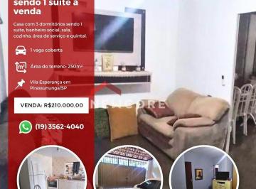 Casa · 110m² · 3 Quartos · 1 Vaga · Casa em Avenida Duque de Caxias Norte - Vila Esperança - Pirassununga/SP