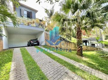 Casa · 380m² · 4 Quartos · 4 Vagas · Casa Alto Padrão 4 dorms / 2 sts, linda c/ vista, lareira, piscina, quiosque gourmet!